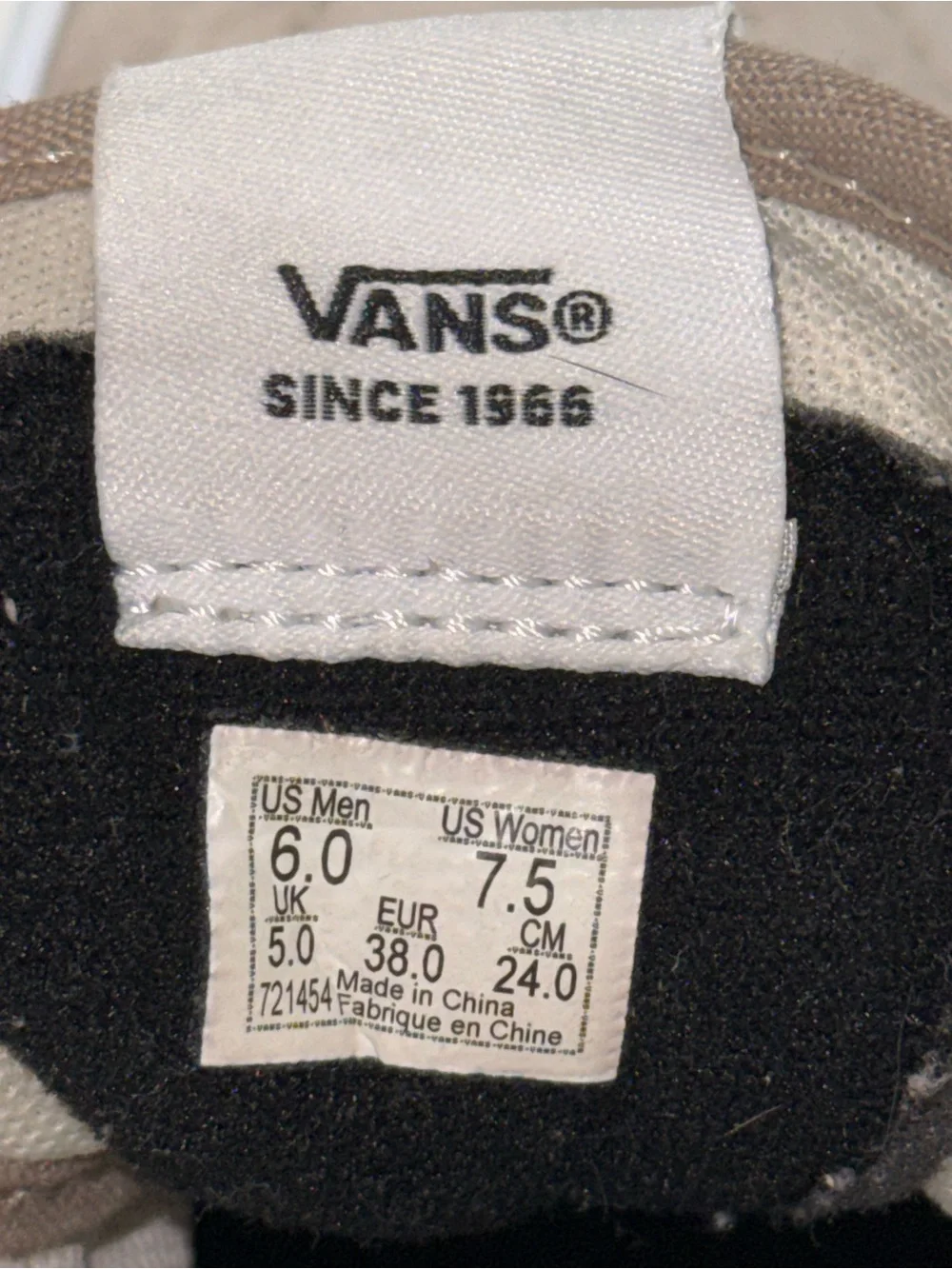 VANS SENTRY SK8-HI Light Brown VN0A5KY5LBR High-Top Women's size 7.5